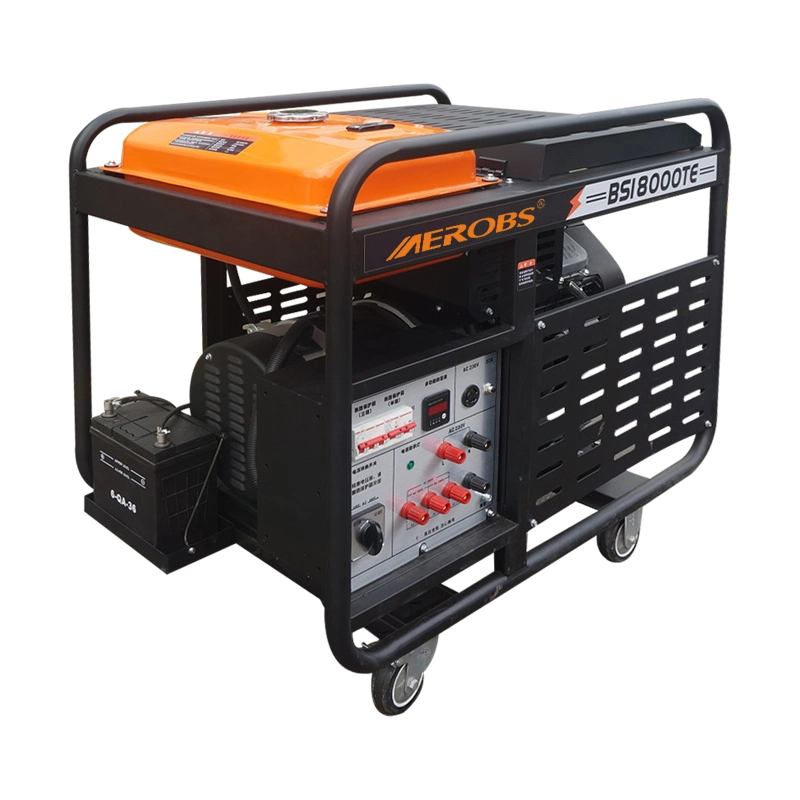 25/3600 Kw/Rpm 68/2500 Nm/Rpm Aerobs Gasoline 16.5kw Small Welder Generator