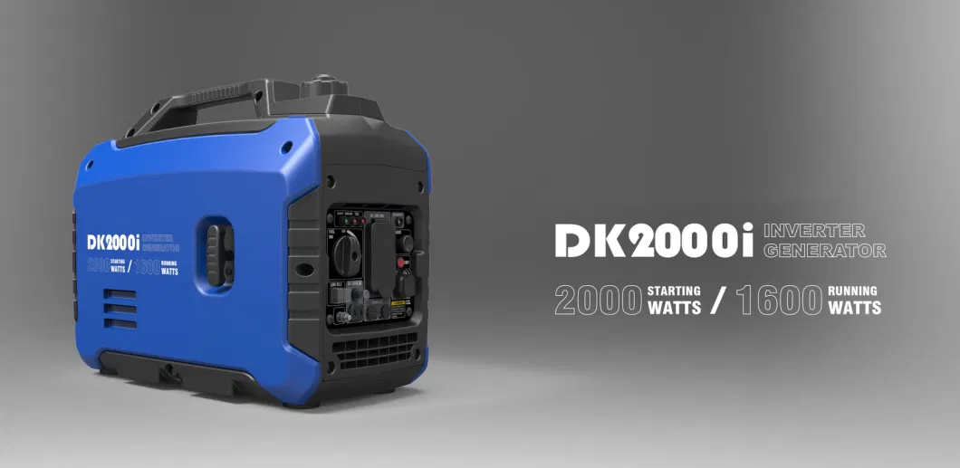 2kw Digital Generator, 4-Stroke, Gasoline Home Generator Portable Inverter Generator Portable Silent Inverter Generator