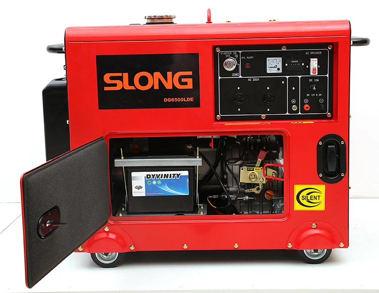 Slong 5kw Silent Diesel Generator Backup Power Generator