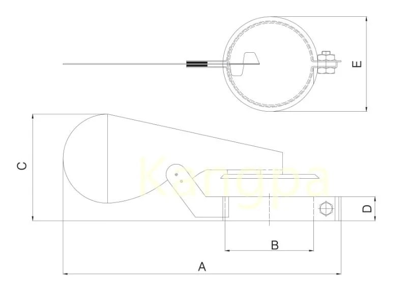 Generator Rain Cap Water Plastic Part for Weichai Diesel