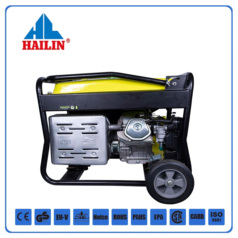 2 Kw-8 Kw Portable Gasoline Generator, AC Three Phase out Put, with CE, EU-V Certificated
