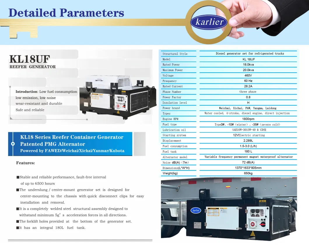 3 Phase 25 kVA 20kVA 30kw 20 Kw Silent or Open Diesel Generator with FAW Engine