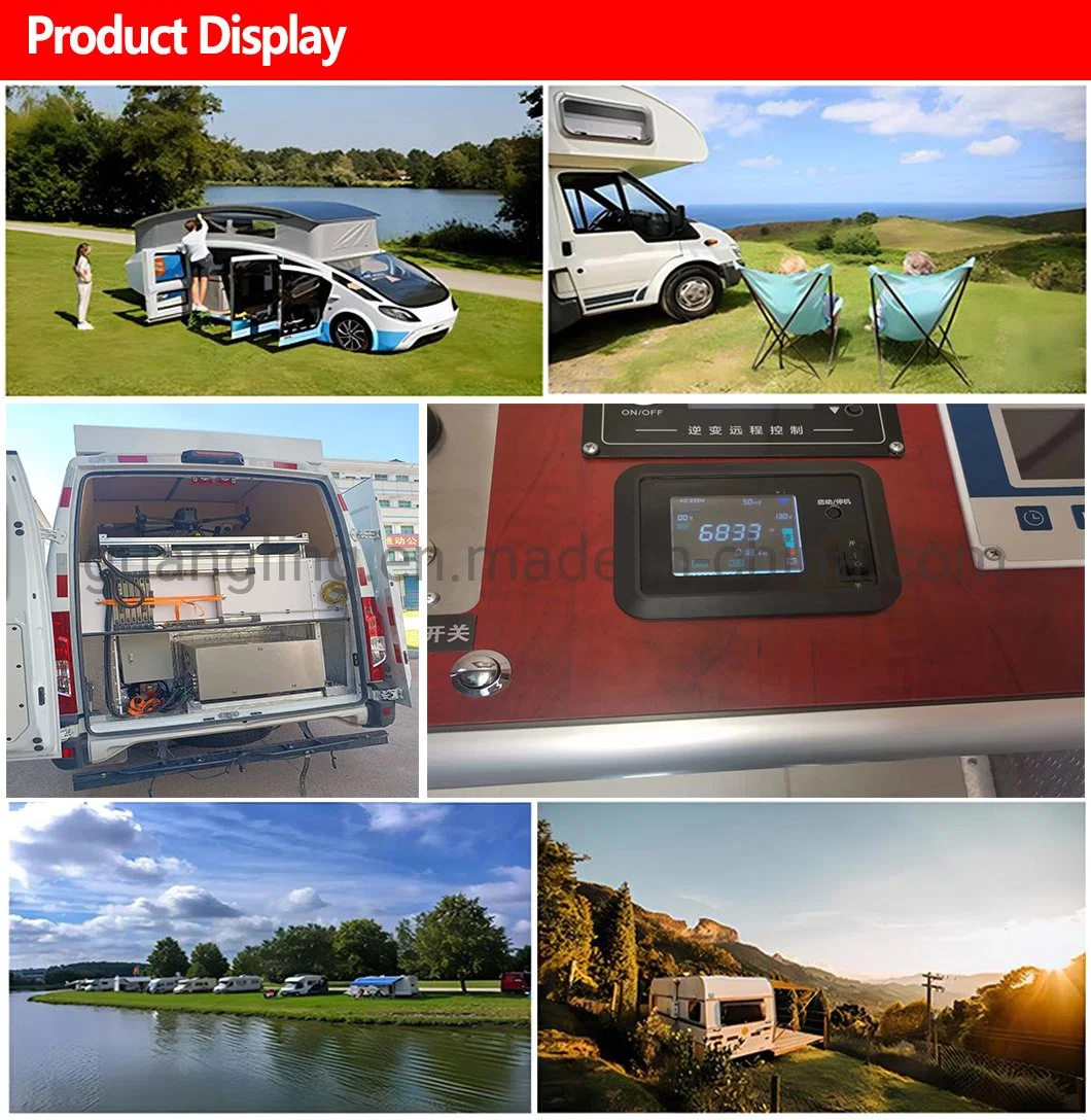 7.5kw 7500W 7.5kVA Lithium Battery Portable RV Camper Silent Power Gasoline Generator