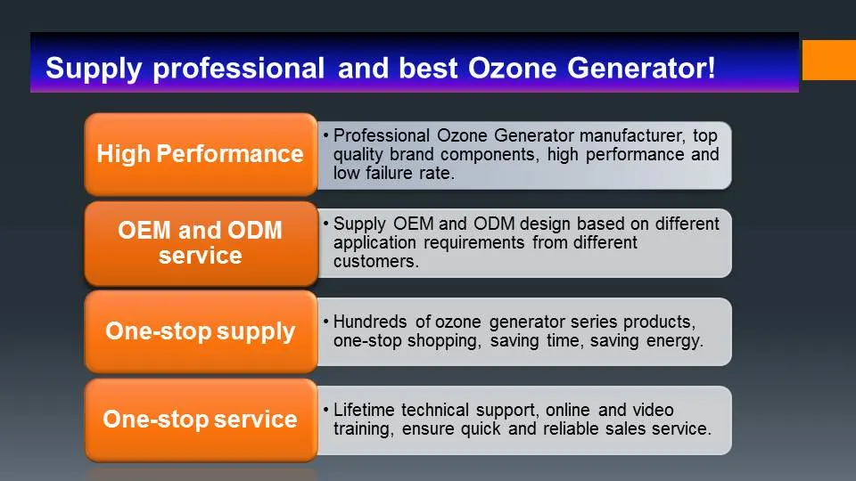 Top Quality Ozone Generator for Semiconductor Industry