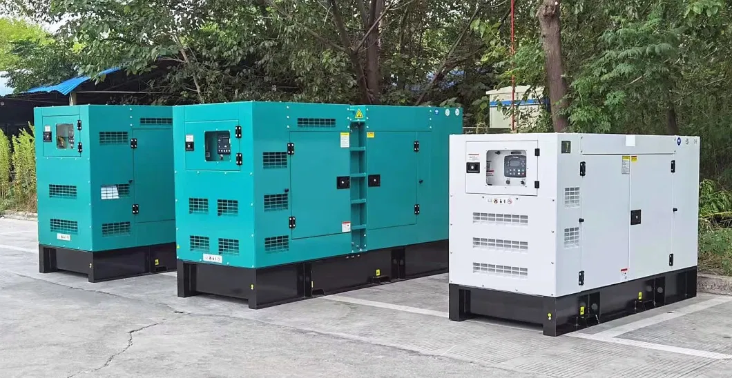 30kVA Portable Silent Diesel Generator with Cumins Engine 4b3.9-G12 24kw Diesel Generator Price