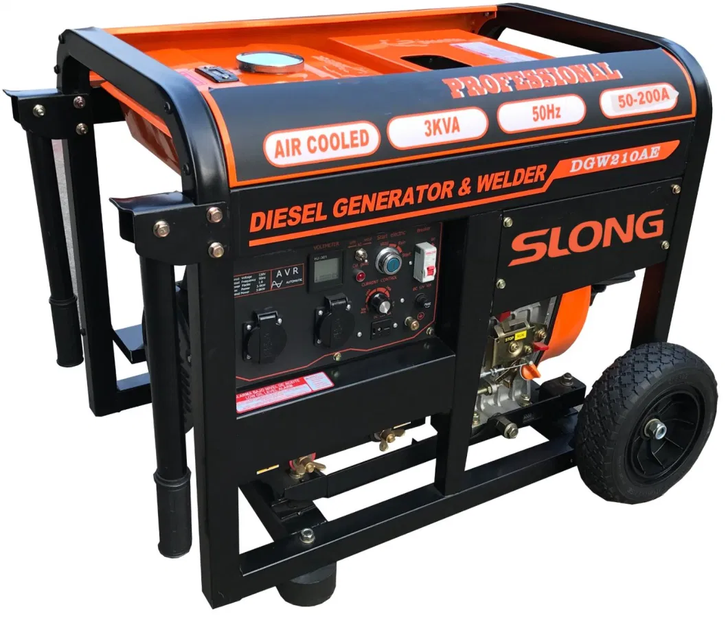 Slong Portable Diesel Welding Machine 3kw Diesel Welding Generator