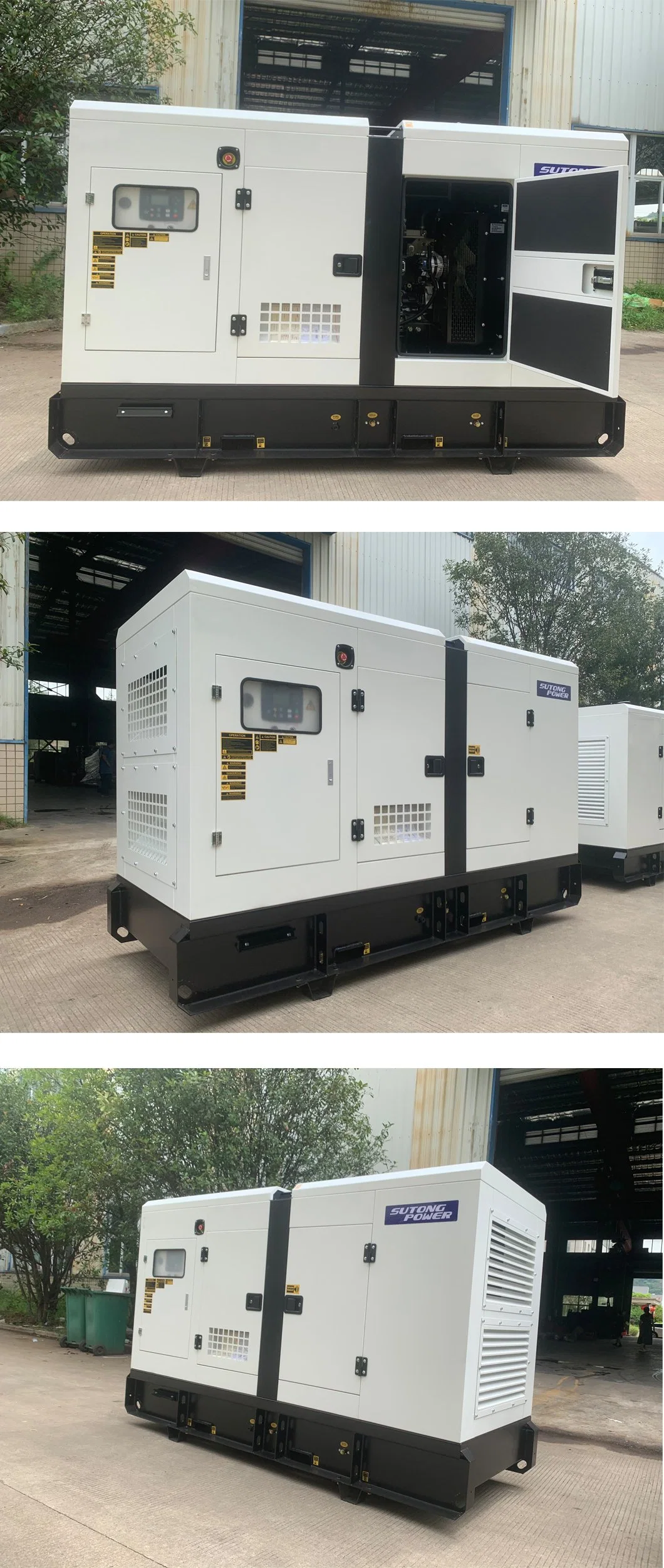 Sutong Power 5kVA-2500kVA Open/Silent/Trailer Type Electric Industrial Diesel Generator Powered by Cummins/Perkins/Deutz/Isuzu/Kubota/Shangchai/Yuchai/Ricardo