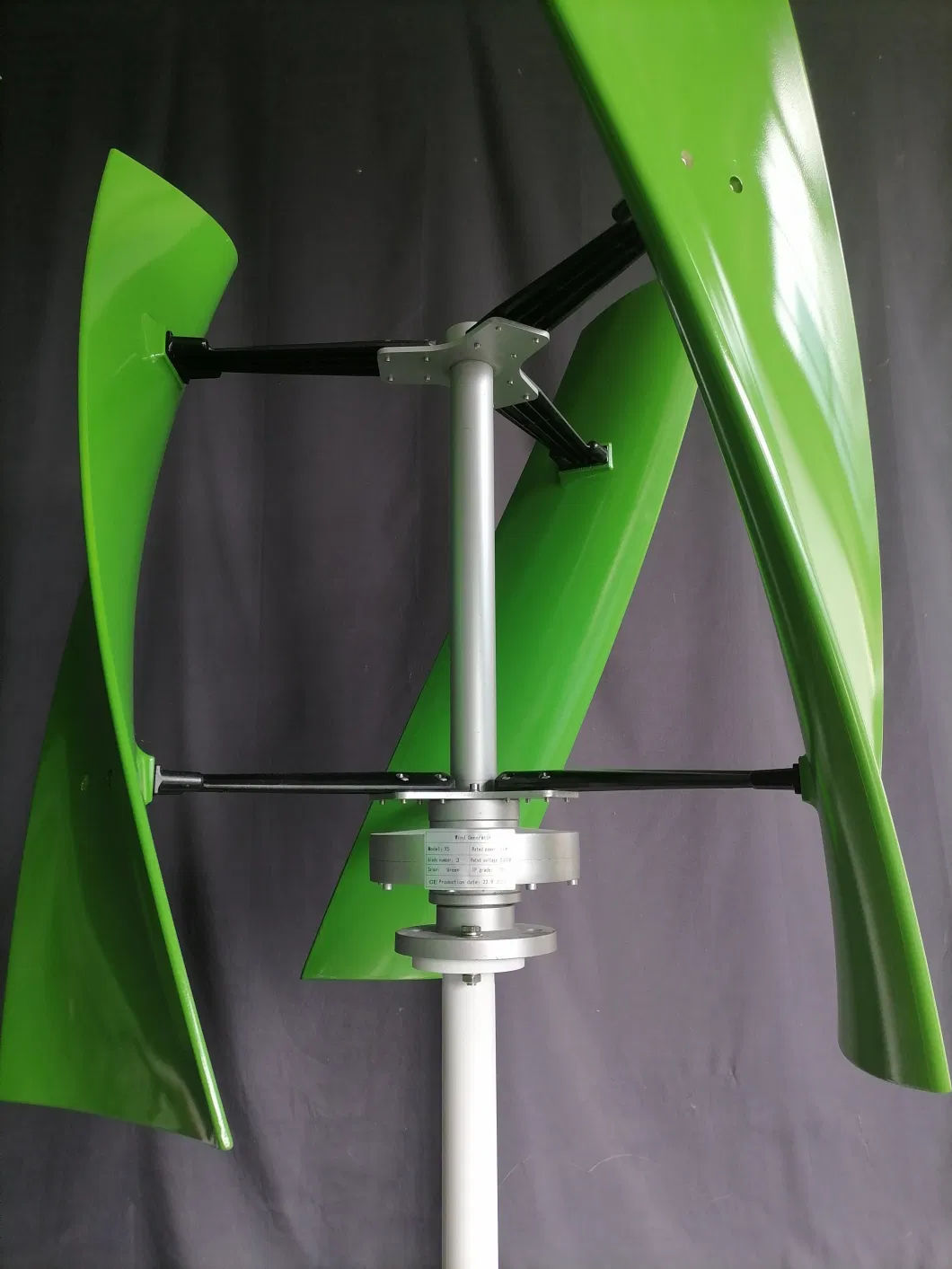 Three Phase 220V 380V Alternative Energy 5kw Vertical Axis Wind Turbine Generator