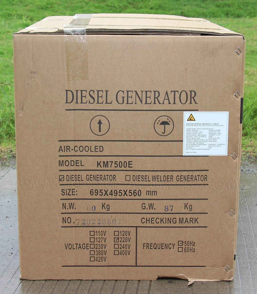 Portable Gasoline Diesel Inverter Welding Generator for Sale 200 250 300 AMP 5kVA 6kVA 7kVA Gas Engine Driven Stick Welder Generator and Welding Machine Price
