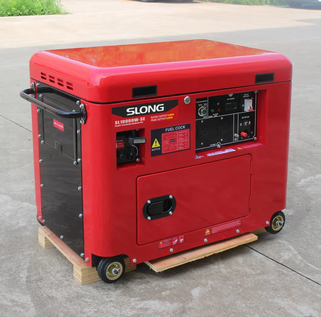 E. Slong Brand Standby Power Electric Super Silent Gasoline Generator 8kw