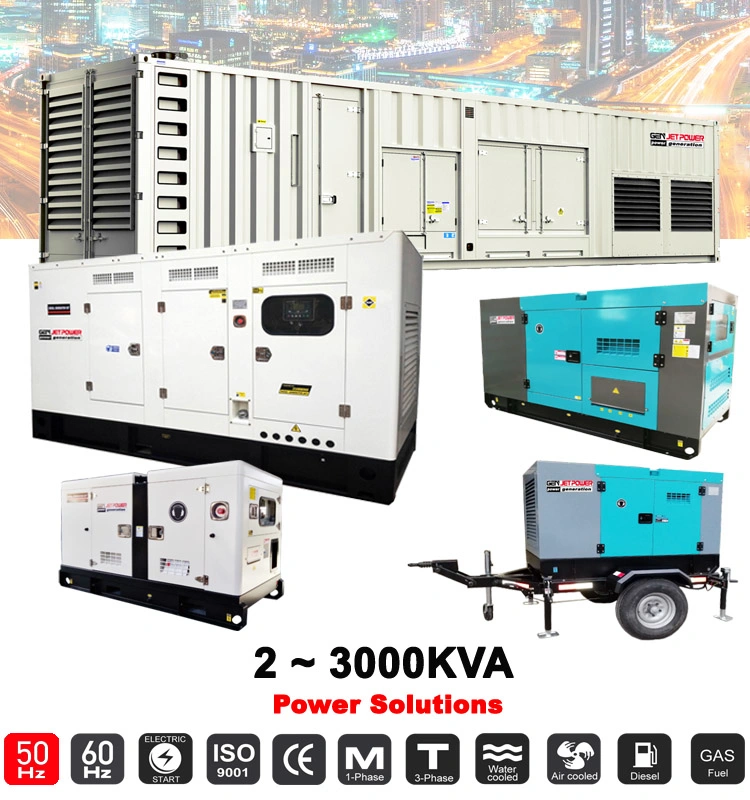 10kVA-2500kVA Diesel Generator Set Powered by Cummins with ISO and Ce