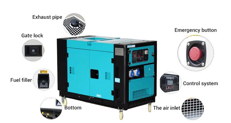 Power 20 Kw Portable Welding Silent Power Diesel Generator for Sale