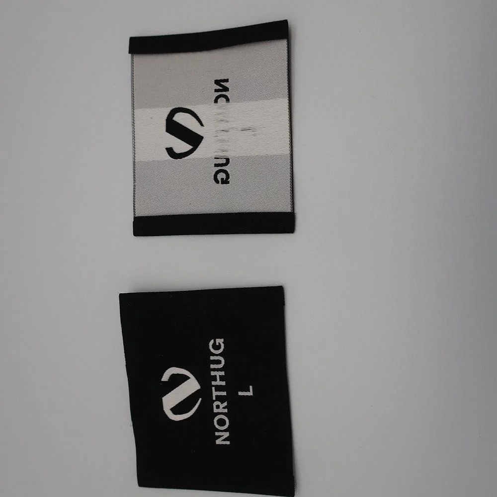 Garment Accessories Manufacturer Custom Clothing Woven Label Hang Tag Hot Sell Custom High Quality Different Designs Clothing Woven Labels for Garment