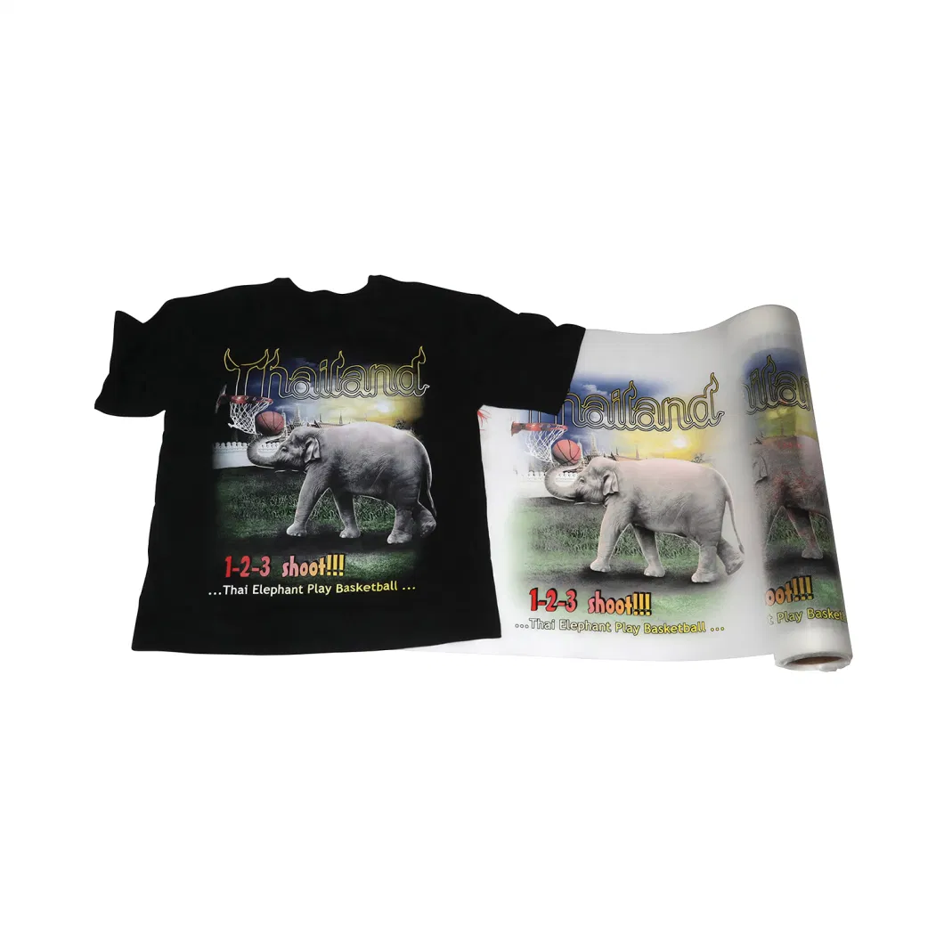 Clothing T Shirt Printing Paper Image Chest Print Heat Transfer Printing Inkjet Dtf Inkjet Roll Film Printing Consumables Garment Accessories Neck Label