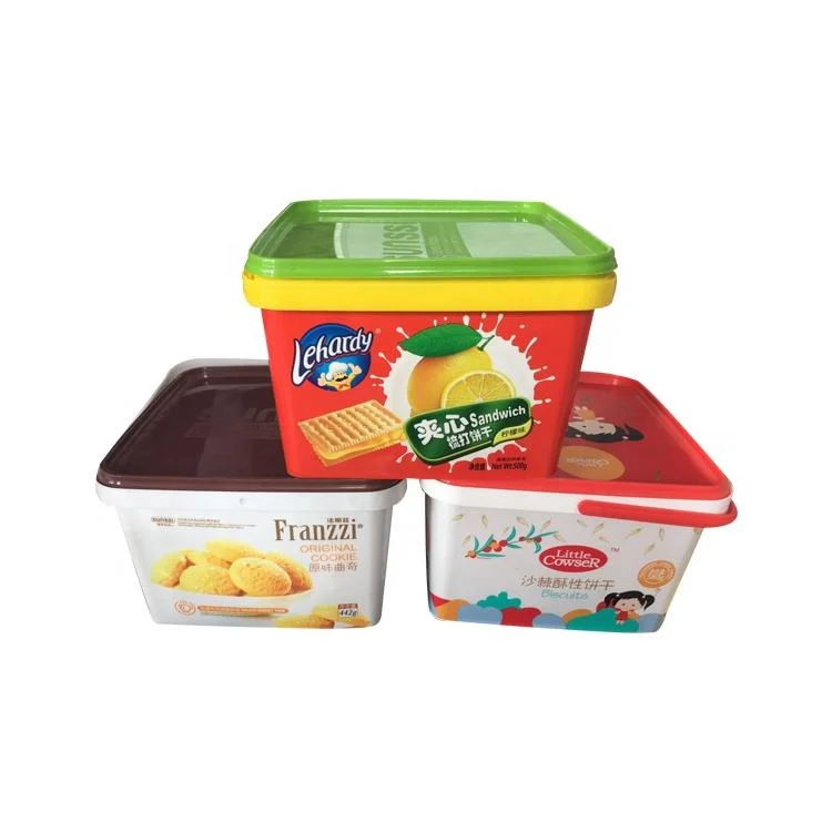 Iml in Mold Label Printed Ice Cream Yogurt Milk Tea Butter Container