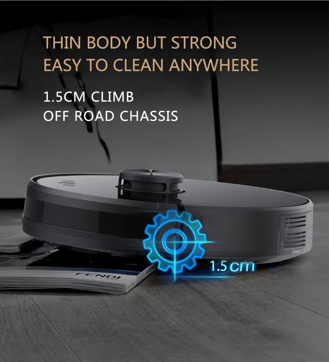 3 in 1 Mop Laser Robot Vacuum Cleaner