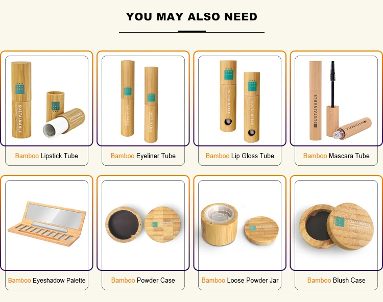 Empty Eyeliner Pencil, Lipliner Pen Wood Cosmetics Package