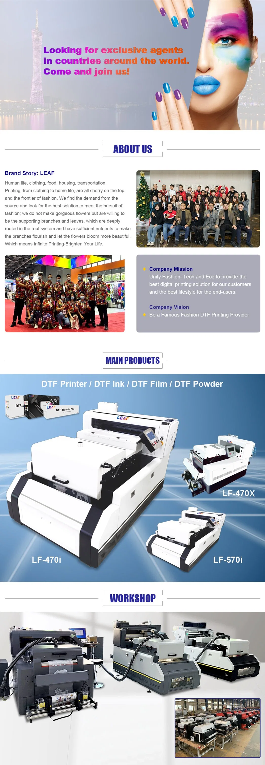Wholesale White Ink Printable T-shirt Heat Transfer Non-slip DTF PET Film For DTF Digital Inkjet Printer
