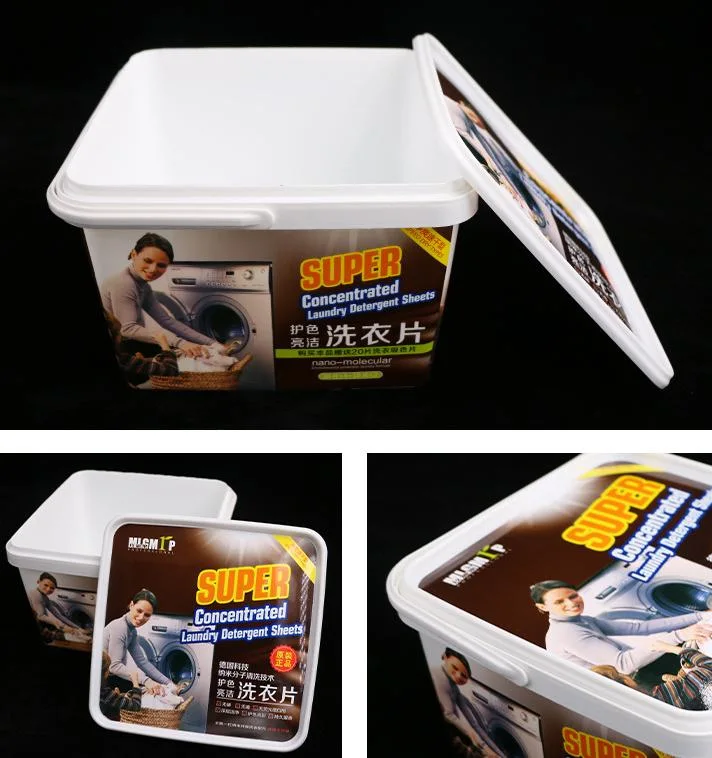 3L Plastic PP Frozen Iml Packaging Container Ice Cream Biscuit Box with Tamper Evident Lid