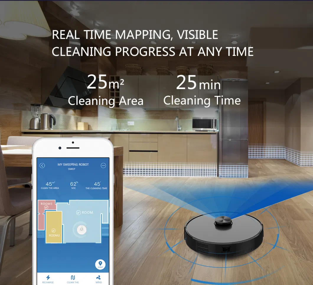 High Quality Household Robot Cleaner Mop Wet and Dry Robot Vacuum Cleaner