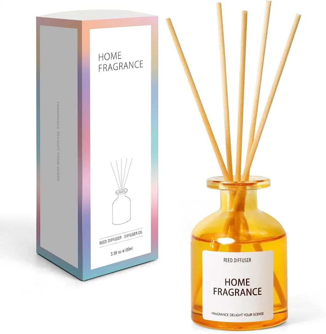 Home Scent Diffuser 150ml Empty Cylinder Reed Diffuser Bottle Luxury Room Fragrance Package