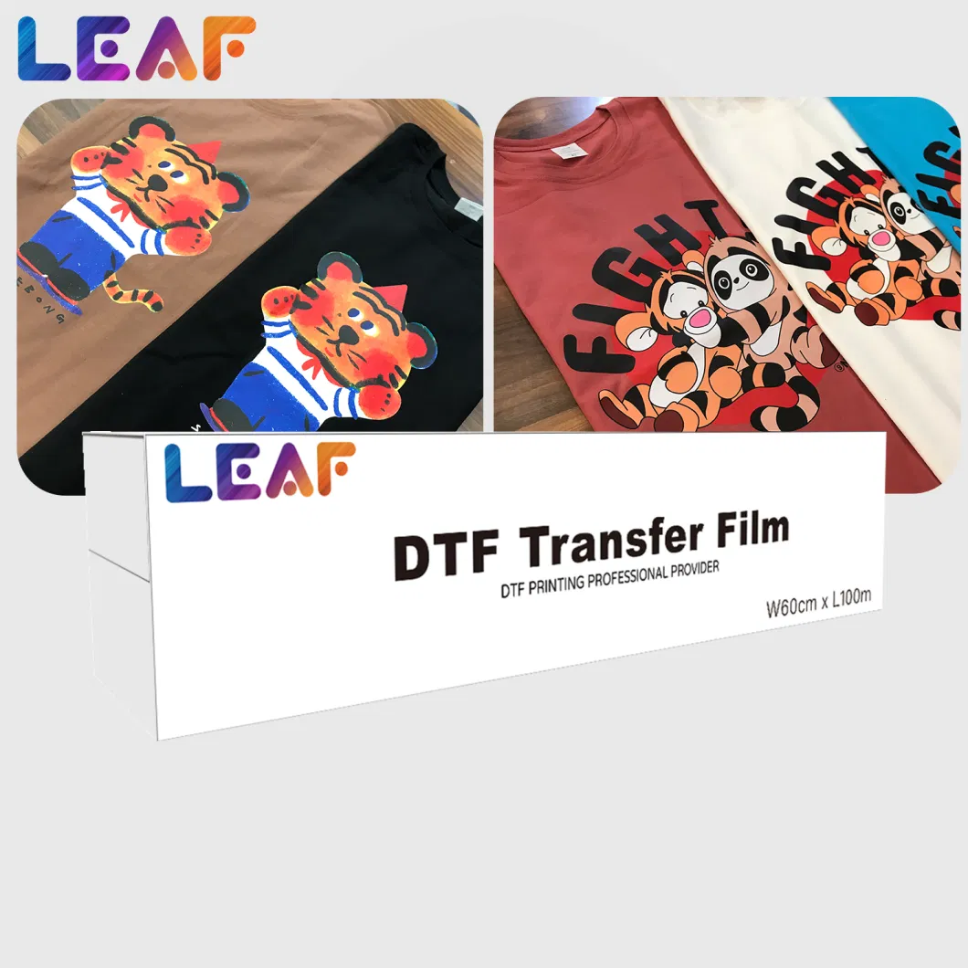 LEAF 30cm 60cm Double Side Heat Transfer Pet Film DTF Film Roll