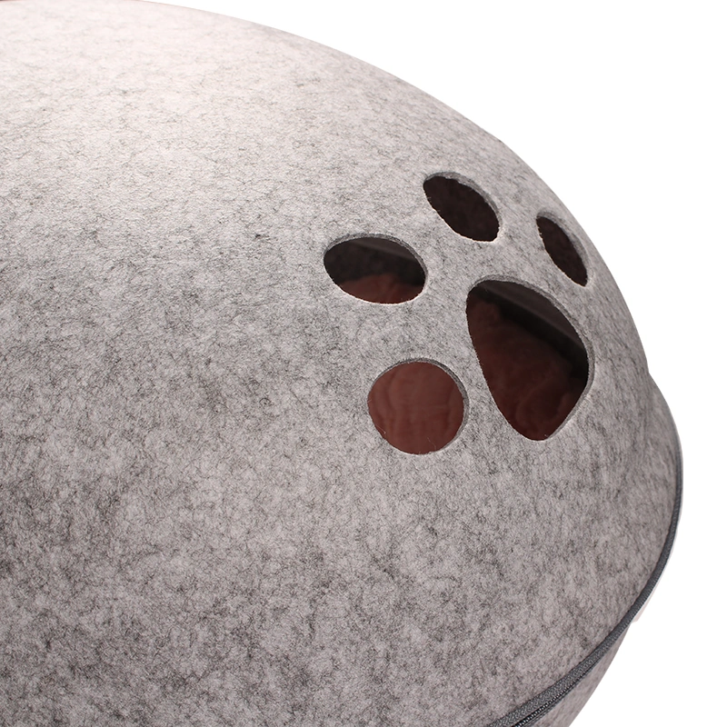 Thermoforming Mold Felt off The Ground Felt Cat Basket Pet Bed with Window