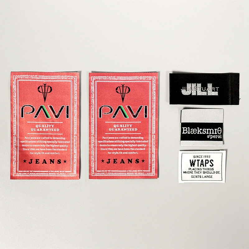 Hangzhou Manufacturer High Damask Garment Accessories Woven Label