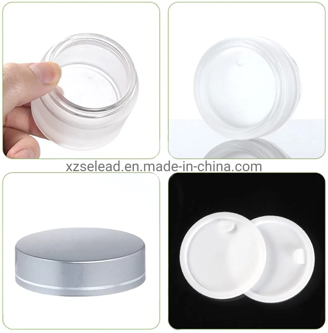 Factory Wholesale Custom Empty Frosted Cosmetic Eye Face Cream Jar Skin Care Cream Package