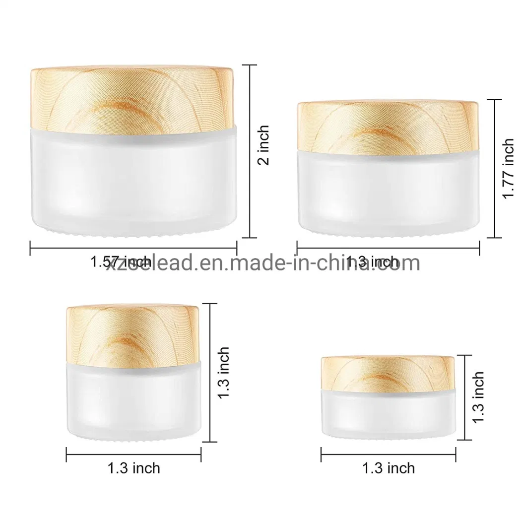 Factory Wholesale Custom Empty Frosted Cosmetic Eye Face Cream Jar Skin Care Cream Package