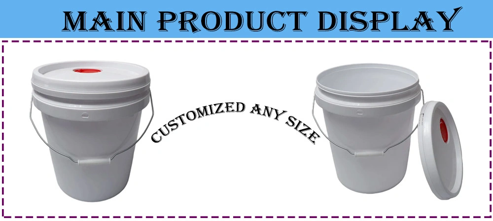 Plastic Buckeplastic Barrelt Factory Iml Color Customized PP Plastic Bucket for Ice Cream Container 2L with Handle