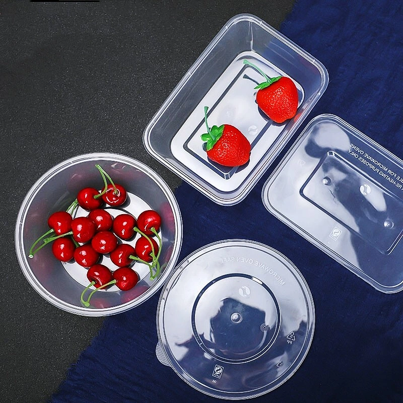 Factory Supplier Food Take out Packaging Disposable Plastic Prepared Food Container