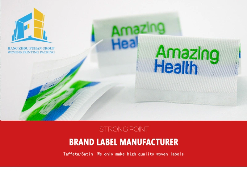 High Quality Manufacturer Multi Pattern Custom Woven Label