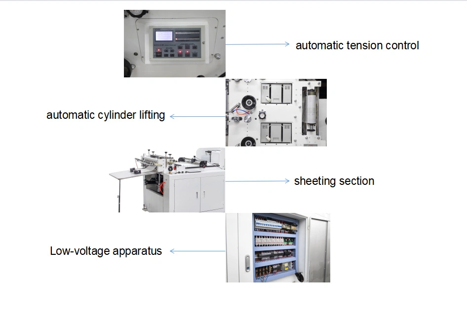 Multi Function High Speed 1 Colorroll to Roll Intermittent Offset Iml Label Printing Machine