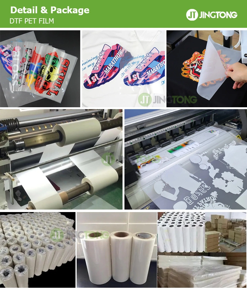 High Quality 30cm 33cm 60cm Pet Film Rolls Textile Heat Transfer Dtf Film A4 A3 for Inkjet Printer