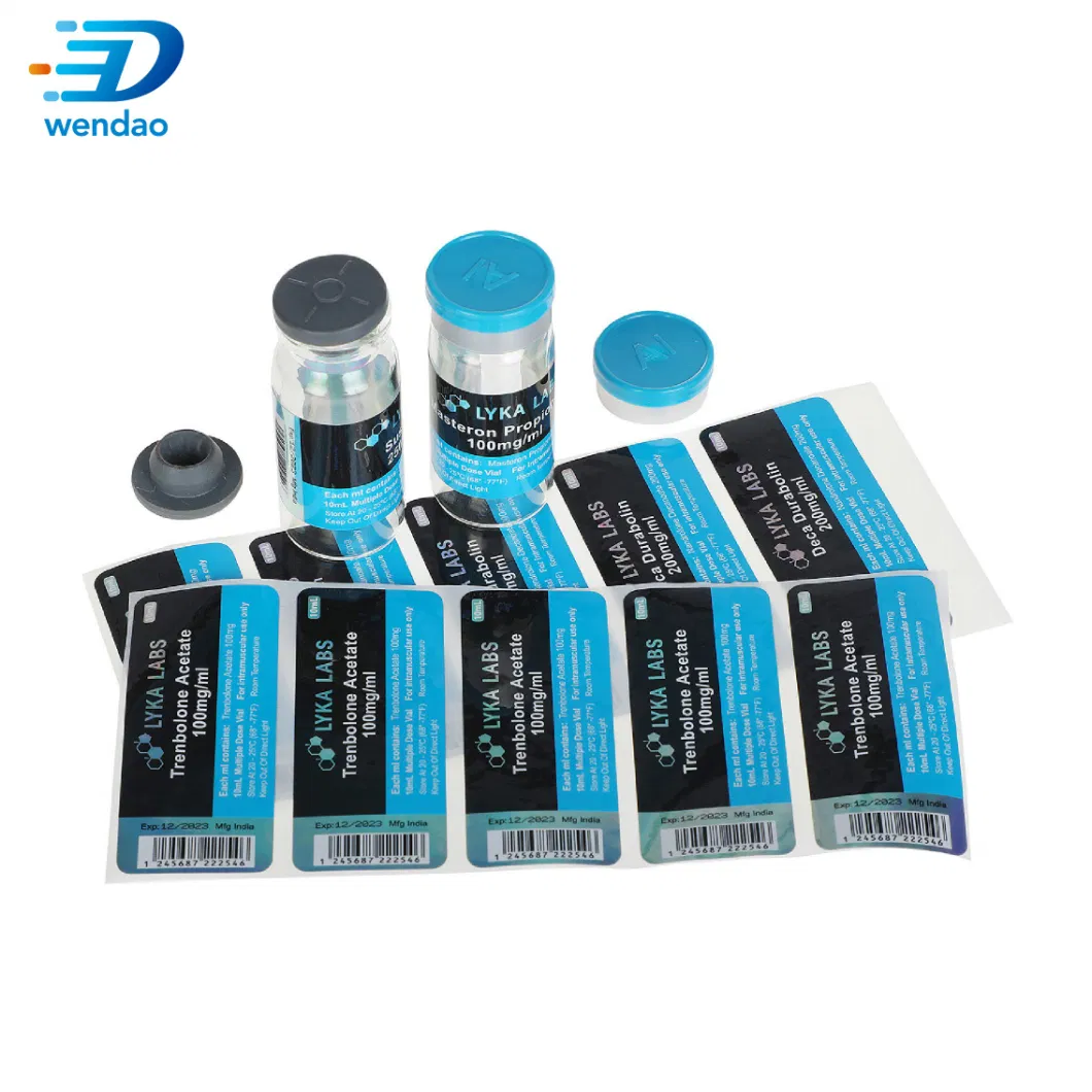 Packaging Injection 10ml Vial Sticker Labels for Personal Use