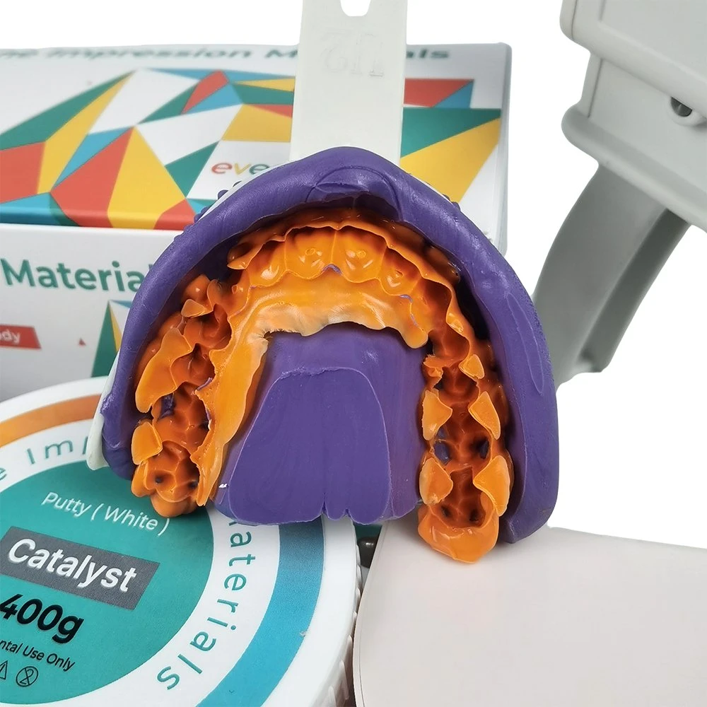 Custom Teeth Mold Kit 400g*2 Dental Impression Material Silicone Putty