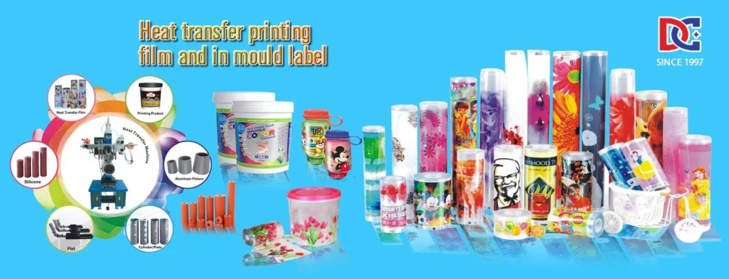 Free Cylinder Flower Fruit Design Iml in Mold Label