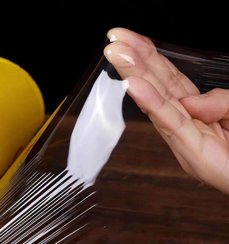 Transparent Casting Food Grade Stretch PVC Cling Film Jumbo Roll