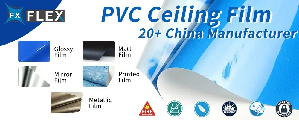 PVC Ceiling Films in Different Colors and Different Thickness