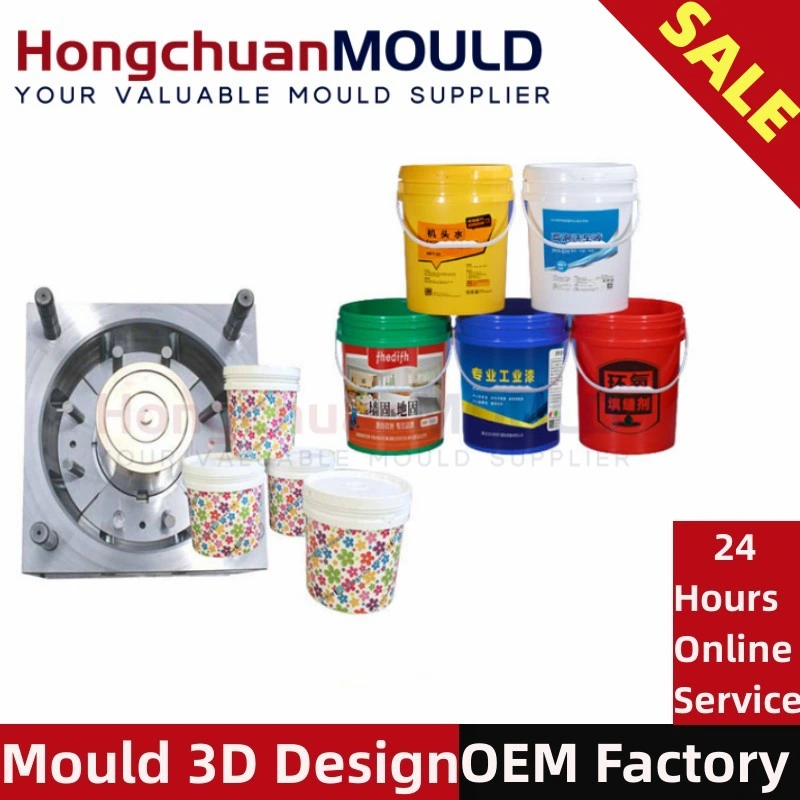 Plastic Paint Mould Oil Barrel Mold Plastic Oil Pail Moling Molds