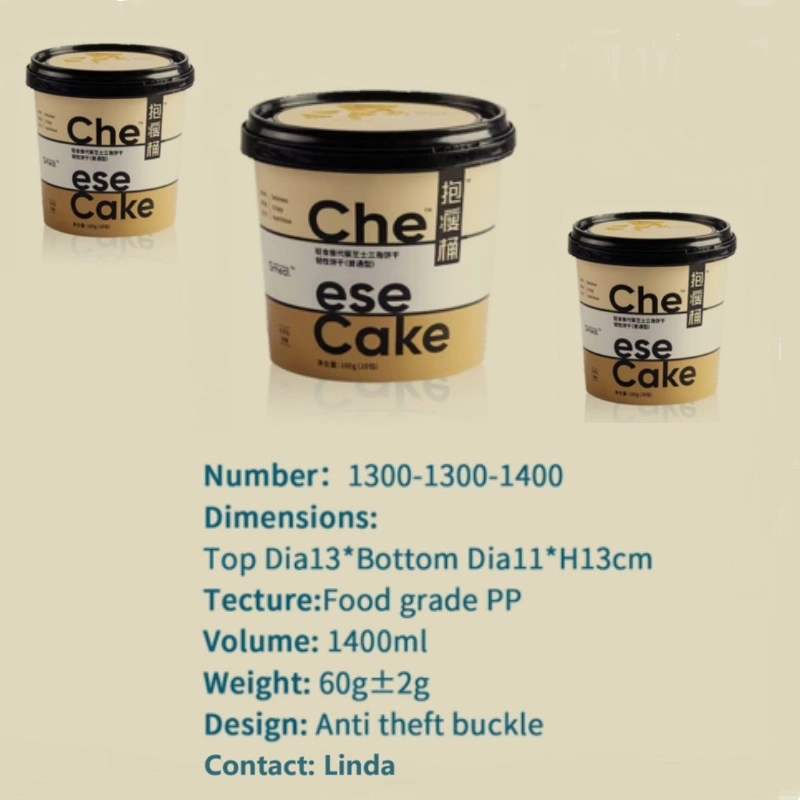 with Lid Plastic Cups Custom Printed Food Grade PP Material