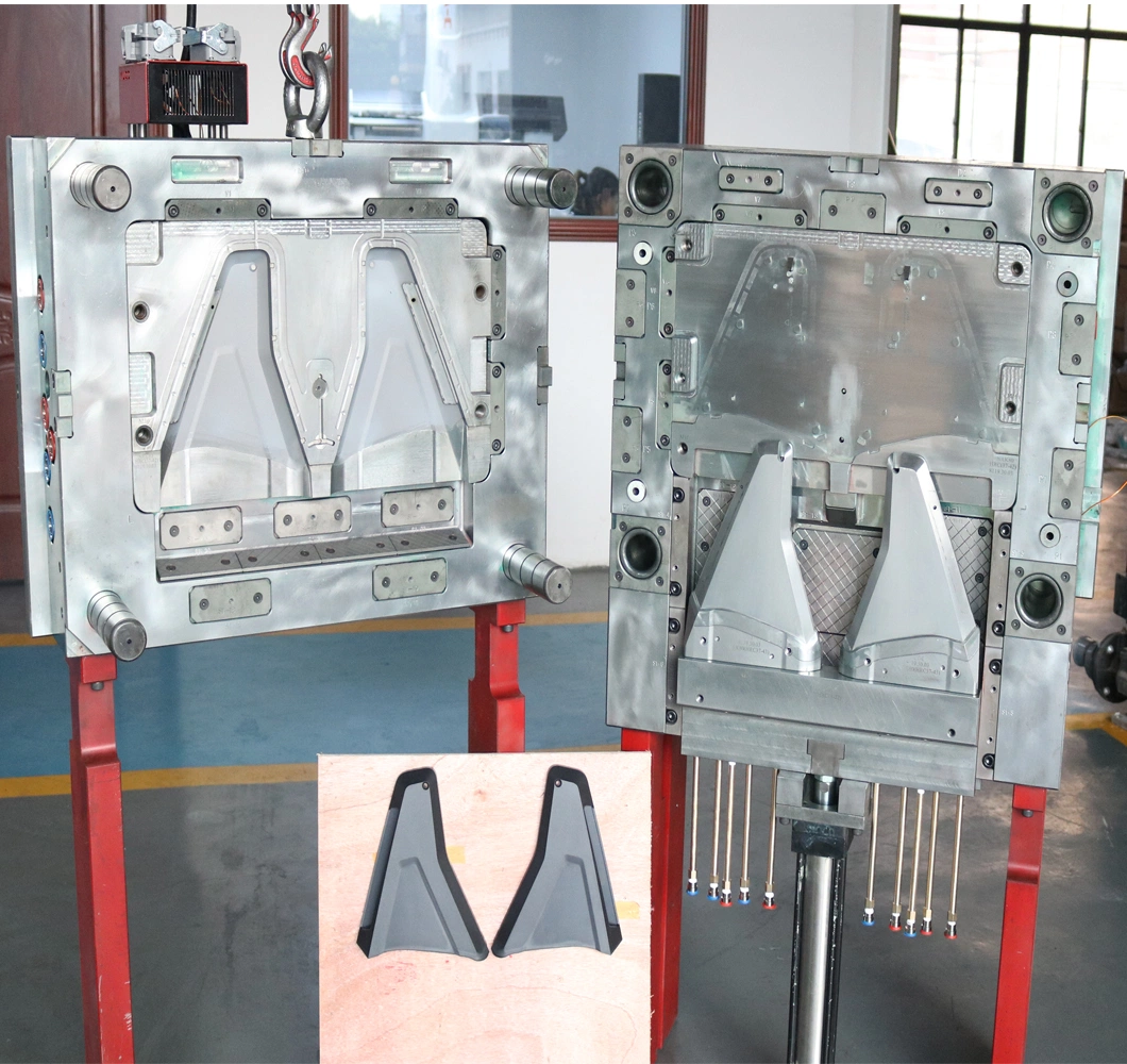 OEM ODM Plastic Injection Simple Mould for Glossy Grey Surface Finish Automotive Accessories