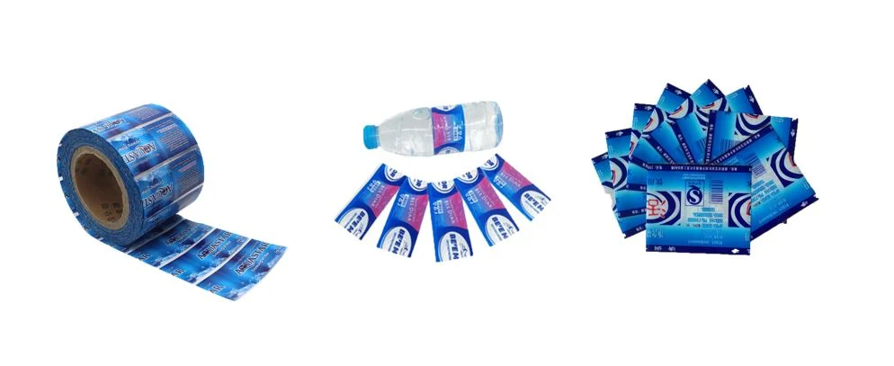 Automatic Labeling Machine Roll Shrink Sleeve Cutting Plastic Water Bottle Sticker Labels