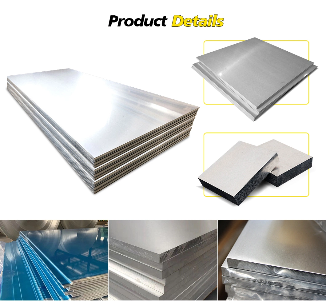 Sheet Al 2024 3003 5052 5083 6061 6063 6082 7075 Aluminum Plate Thick 10mm up to 450mm Cutting Coated Film Sample CNC Service