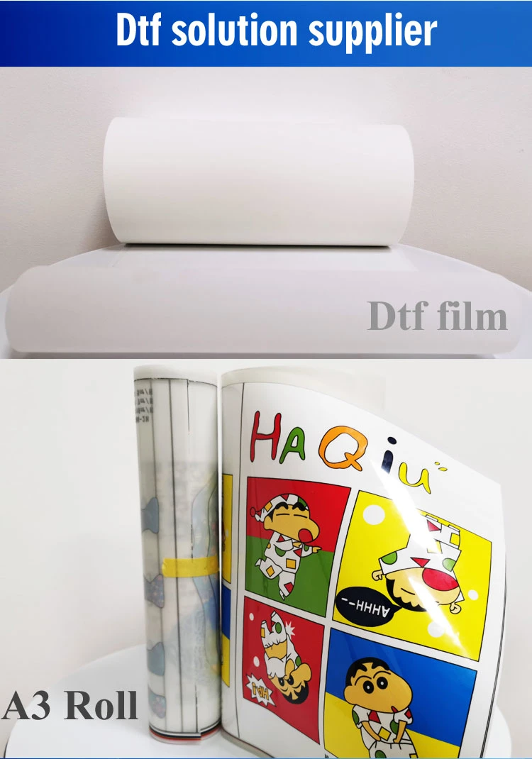 30cm 60cm Dtf Heat Transfer Printing Film Roll Cold Peel Pet Transfer Film for Dtf Printer