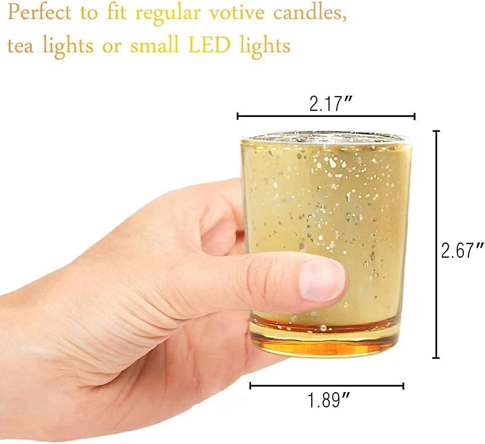 Ready Stock Votive Tea Light Candle Holder, Suitable for Wedding Centerpieces and Party Decorations, Table 100ml