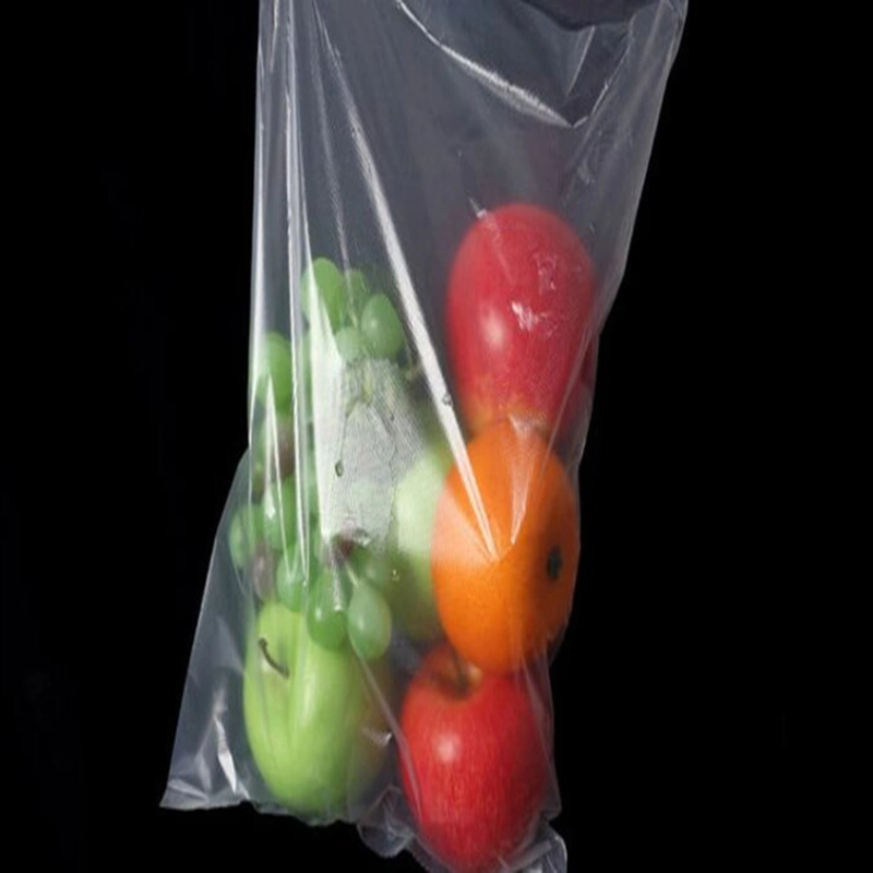 Transparent PE Packaging Flat Bag on Roll Durable Food Safety Storage Bag
