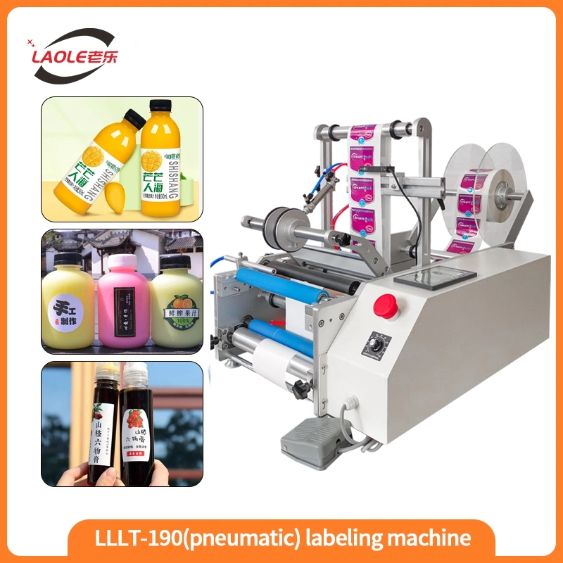 Wine, Mineral Water, Beverage Automatic Round Bottle Labeling Machine