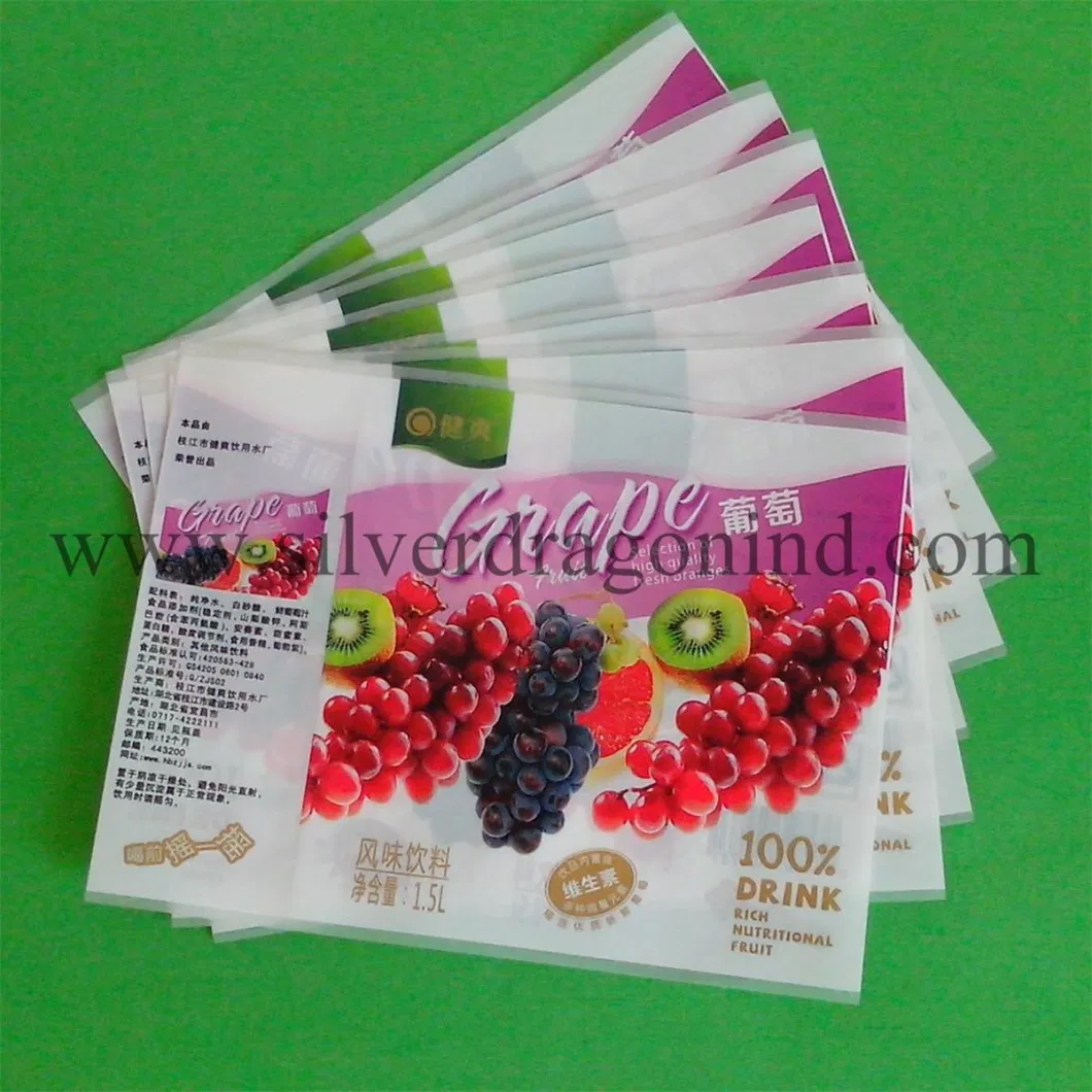 PVC Transparent Shrink Label with Stretch Warp